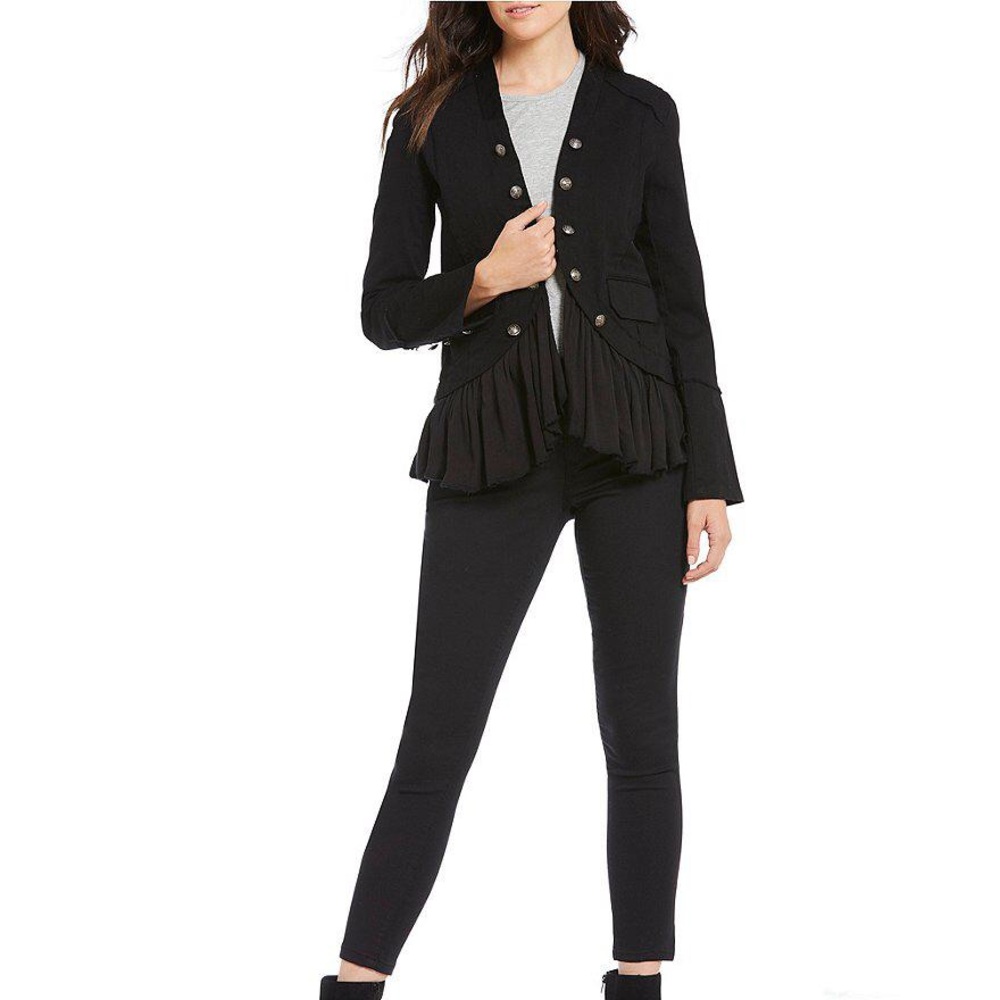 Military Raffle Lining Jacket Blazer